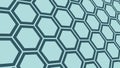 Hexagonal Grid Pattern Abstract Design Element, vector design Generative AI Royalty Free Stock Photo