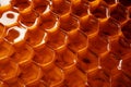 Hexagonal Honey comb. Generate Ai