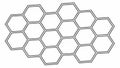 Hexagonal Honeycomb Pattern Vector for Natural Design, vector design Generative AI Royalty Free Stock Photo