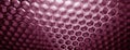 Hexagonal pattern, hexagon grid mesh, light purple honeycomb cell background. 3d illustration Royalty Free Stock Photo