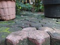 hexagonal paving block, suitable at home garden decoration