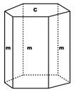 Hexagonal Prism and Basal Pinacoid vintage illustration