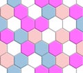 Hexagonal Repeat Pattern Background