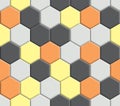 Hexagonal Repeat Pattern Background