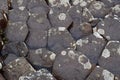 Hexagonal Rocks Texture Pattern