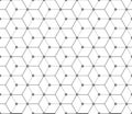 Hexagonal seamless vector pattern