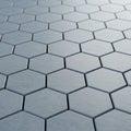 Hexagonal tiles create a seamless pattern across the surface. Made of a smooth, Royalty Free Stock Photo