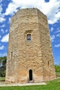 Hexagonal tower, Enna Royalty Free Stock Photo