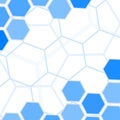 Hexagons background