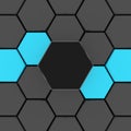 Hexagons background