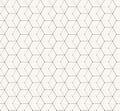 Hexagons gray vector simple seamless pattern