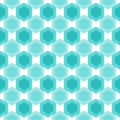 Hexagons grid seamless pattern background