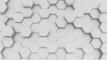 Hexagons honeycomb background abstract science design