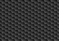 Seamless Shiny Black Hexagons Pattern Background