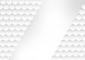 Grey Hexagons Pattern for Abstract Background
