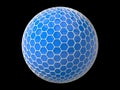 Hexagons plated sphere