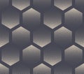 Hexagons Stipple Geometric Seamless Pattern Vector Trendy Abstract Background Royalty Free Stock Photo