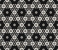 Hexagons vector pattern. Stylish dark design for prints, decor, fabric, textile, web Royalty Free Stock Photo