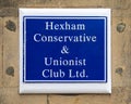 Hexham Conservative and Unionist Club Ltd