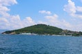 Watching the Heybeliada Island from a steamboat.