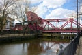 Bascule Bridge. Rotherhithe, London. Uk Royalty Free Stock Photo