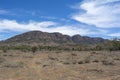 Heysen Range Landscape, Flinders Ranges National Park Marker, SA Royalty Free Stock Photo