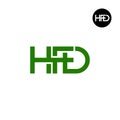 HFD Logo Letter Monogram Design Royalty Free Stock Photo