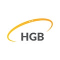 HGB letter logo design on white background. Creative modern HGB letter logo design. Vector design Royalty Free Stock Photo