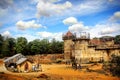 hHand-built medieval castle in France