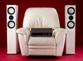 HI-FI Home Stereo Royalty Free Stock Photo