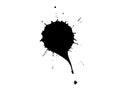 Grunge splatter drips 17 Royalty Free Stock Photo