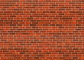 Hi-res red small brick wall pattern
