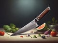 An sharp illustration Chef Knife, nice looks.