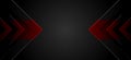 Hi Tech Abstract Background Arrowhead Red Black