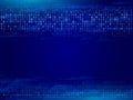 Hi tech digital technology on a grey background. Abstract binary Royalty Free Stock Photo