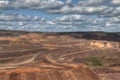 Hibbing, Minnesota Open Pit Mine Royalty Free Stock Photo