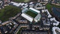 Hibernian FC Easter Road Football Stadium Aerial View Royalty Free Stock Photo