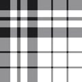 Hibernian fc tartan check plaid black and white pattern seamless Royalty Free Stock Photo
