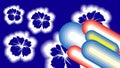 hibiscus abstarct background illustration banner