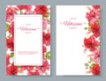 Hibiscus flower banners