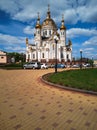 Saint Peter and Fevronia temple in Donetsk