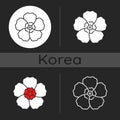 Hibiscus syriacus dark theme icon