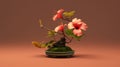Hibiscus Zen Garden: Classical Still Life 3d Model