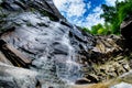 Hickory Nut Falls in Chimney Rock State Park North Carolina Unit Royalty Free Stock Photo