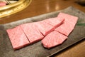 Hida Kobe Matsusaka Premium Beef wagyu at Yakiniku beef grill re