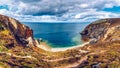 Hidden beach at Cap de la Chevre, Presqu'ile de Crozon, Parc nat