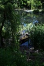 HIDDEN BOATS ON GREAT BACKA CANAL SERBIA