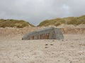 Hidden Bunker in Beach from World War