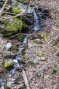 Hidden Cascading Waterfall Royalty Free Stock Photo