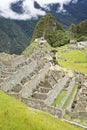 Hidden city Machu Picchu in Peru Royalty Free Stock Photo